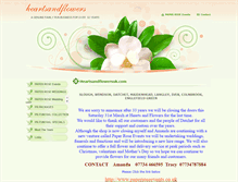 Tablet Screenshot of heartsandflowersuk.com